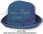 023 Denim fedora hats for women